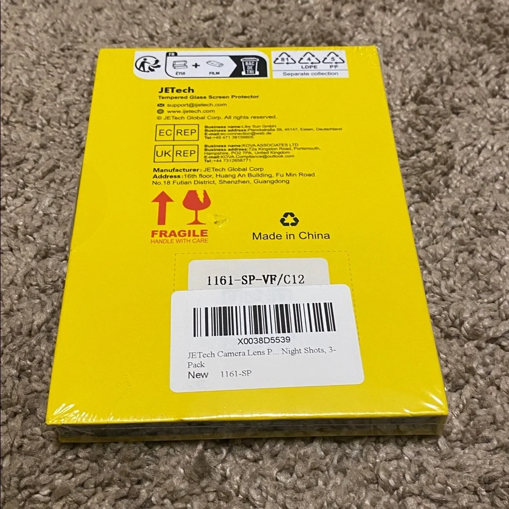 NEW NEVER OPENED! JETech Camera Lens Protector for iPhone 11 Pro/11 Pro Max